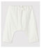 Babies' White Poplin Organic Cotton Trousers MARSHMALLOW white