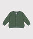 Babies' Quilted Tube Knit Baseball Jacket
