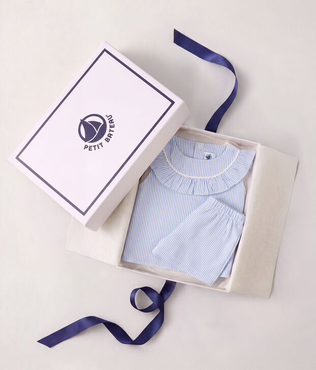 Babies' cotton gift set: 2-piece outfit multicolor