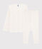 Girls' Multicoloured Spots Organic Cotton Pyjamas MARSHMALLOW white/MULTICO white