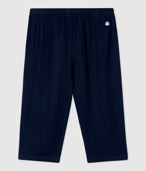 Babies' Organic Cotton Gauze Trousers SMOKING