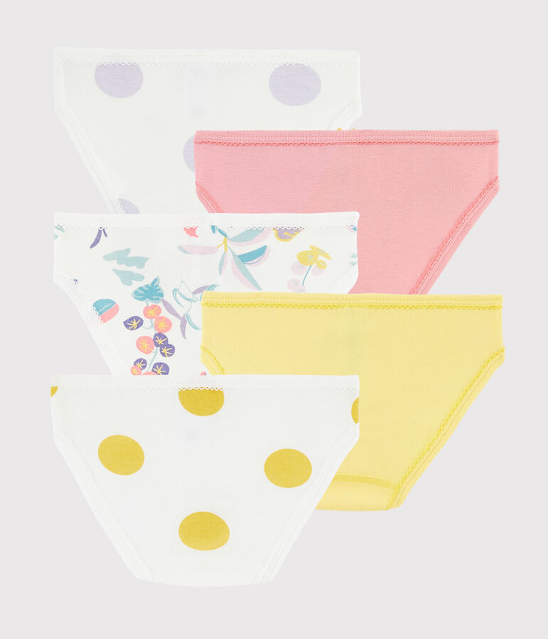 Girls' Jungle Print Knickers - 5-Piece Set multicolor