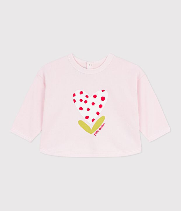 Baby cotton hooded sweatshirt with patterns BARELY