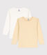 Boys' Cotton Long-Sleeved T-Shirt - 2-Pack