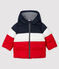 Baby boy's quilted puffer jacket SMOKING blue/MULTICO white