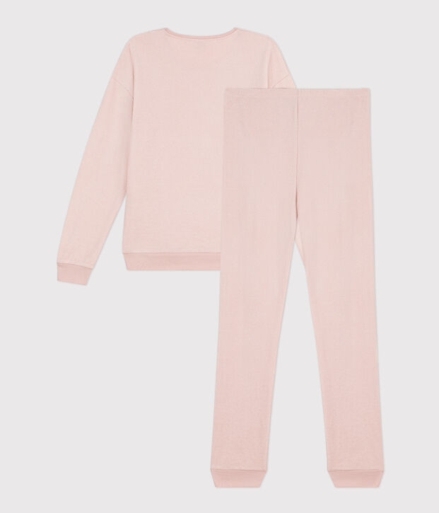 Women's Terry Towelling Pyjamas pink