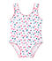 Baby girl's print swimsuit MARSHMALLOW white/MULTICO white