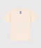 Boys' short-sleeved cotton T-shirt AVALANCHE white/MULTICO