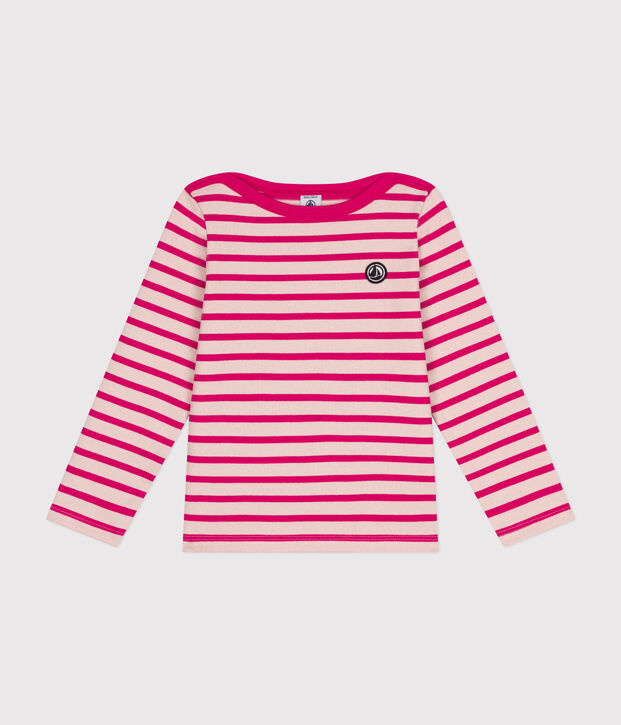 Children's Thick Cotton Breton Top pink/pink