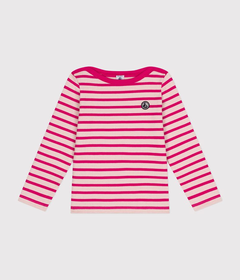 Children's Thick Cotton Breton Top pink/pink