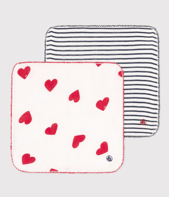 PACK OF 2 COTTON GAUZE HANKIES FOR BABY variante 1