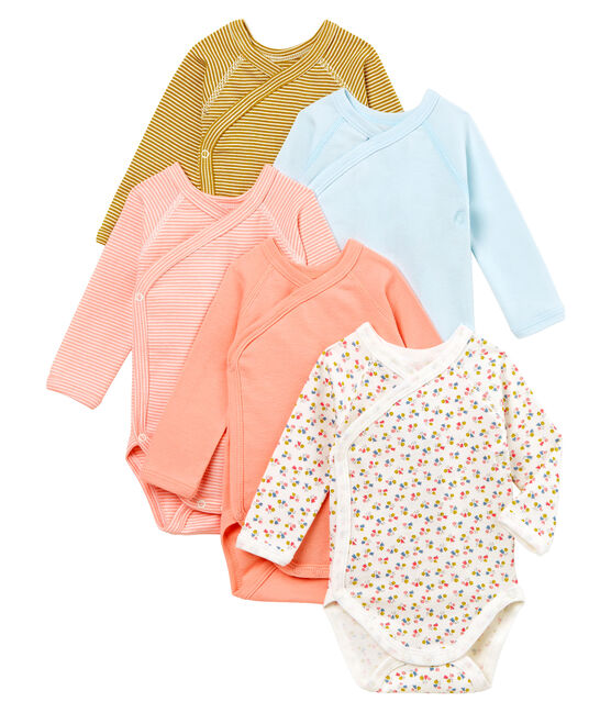 Baby Girls' Newborn Bodysuit - Set of 5 variante 1