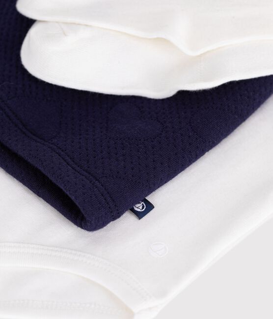 Babies' cotton gift set: dress, body and tights variante 1