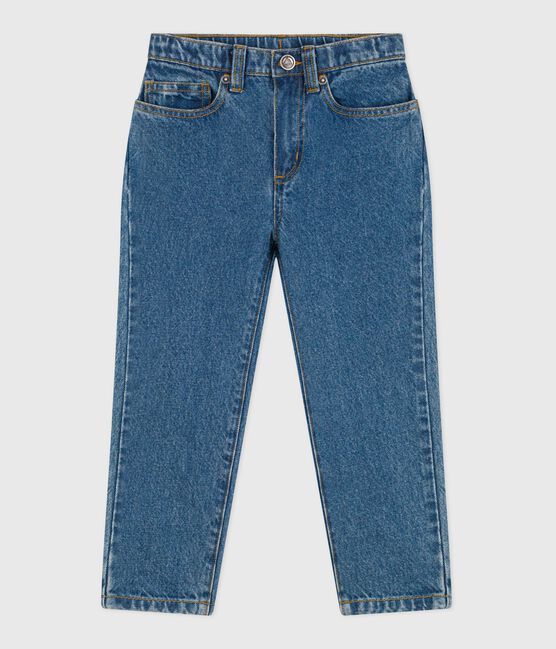 Children's denim trousers BLEU MOYEN blue
