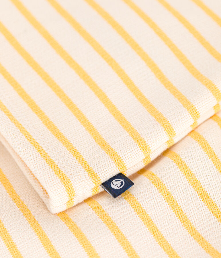 Babies' two-piece set in brushed fleece AVALANCHE yellow/DAISY white