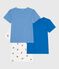 Pack of children's short-sleeved printed cotton T-shirts variante 1