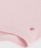 Babies' plain cotton body JOLI pink