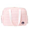 Changing bag made of quilted polyester. ROSAKO pink/MARSHMALLOW white