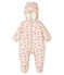 Baby Girls' Print Microfibre Snowsuit FLEUR pink/MULTICO white