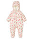 Baby Girls' Print Microfibre Snowsuit