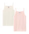 Girls' strap vest - Set of 2 variante 1