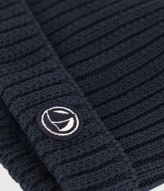 Babies' Knit Hat with Fleece Lining SMOKING