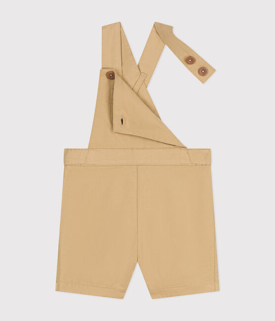 Babies' Serge Dungaree Shorts FACILE beige