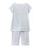 Girl's print shortie pyjamas ECUME white/MULTICO white