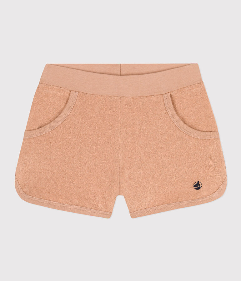 Girl's Terry Shorts beige