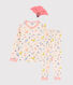 Girls' Pink Flamingo Disguise Ribbed Pyjamas