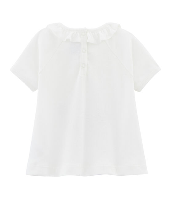Baby Girls' Plain T-shirt MARSHMALLOW white/MULTICO white