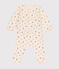Babies' two-piece set in tube knit fabric AVALANCHE white/MULTICO