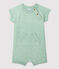 Babies' Terry Short Playsuit HERBIER green