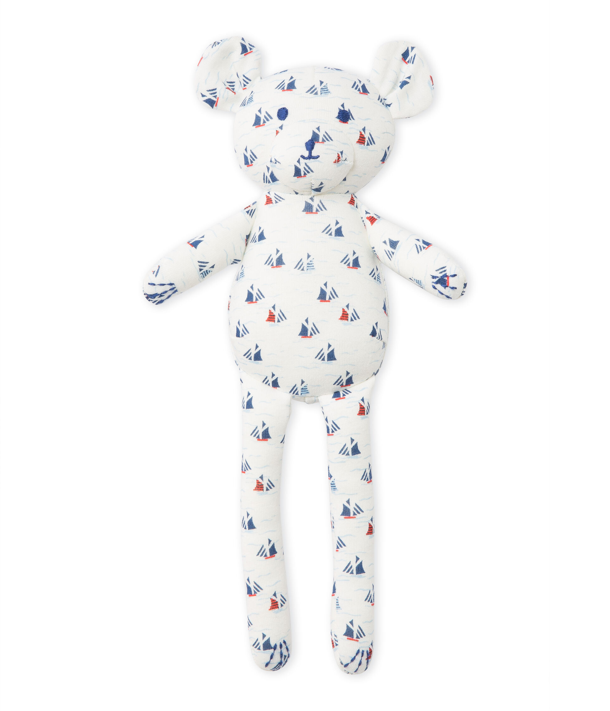 printed teddy bear