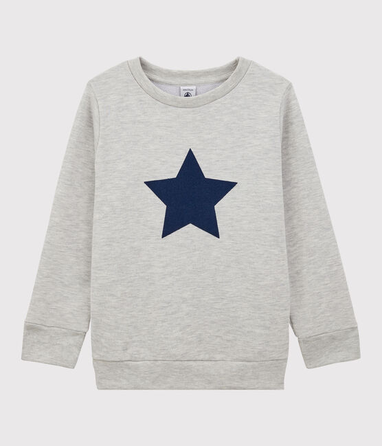 Unisex Children's Fleece Sweatshirt BELUGA grey/MEDIEVAL blue