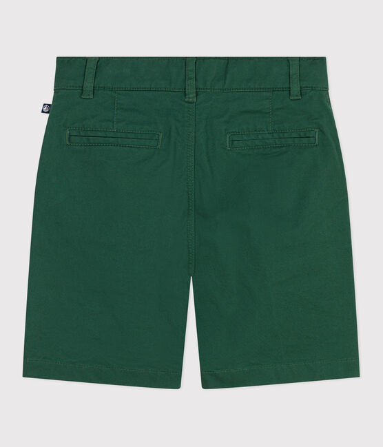 Children's plain cotton twill Bermuda shorts WILLOW
