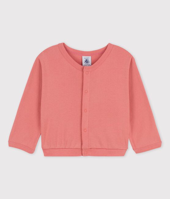 Babies' Cotton Cardigan PAPAYE pink
