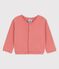 Babies' Cotton Cardigan PAPAYE pink