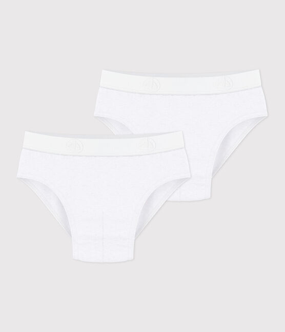 Children's plain cotton slips - 2-pack variante 1
