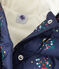 Baby girl's print padded jacket SMOKING blue/MULTICO white