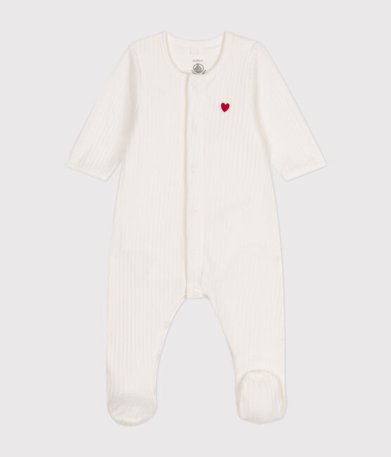 UNISEX VELOUR BODYJAMAS MARSHMALLOW white