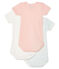 Baby Girls' Short-Sleeved Bodysuit - 3-Piece Set variante 1