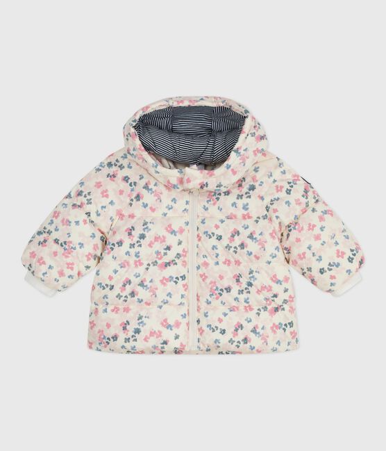Babies' floral-print puffer jacket MILK /MULTICO