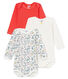 Baby Girls' Long-Sleeved Bodysuit - 3-Piece Set