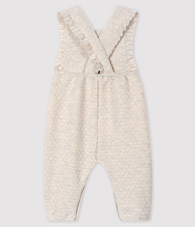 Baby girl's long dungarees MONTELIMAR CHINE