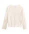 Girls' Cardigan MARSHMALLOW white/COPPER pink
