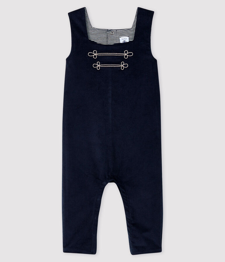 Baby boy's long playsuit SMOKING blue