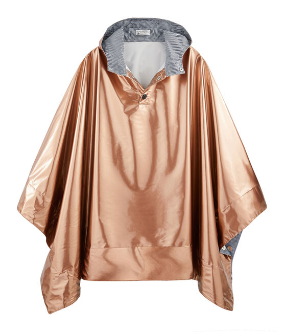 Women's reversible raincoat COPPER