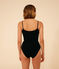 Women's Cotton and Elastane Bodysuit BLACK black