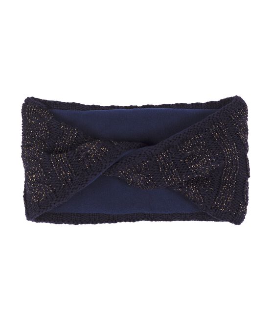 Girls' Snood SMOKING blue/OR yellow